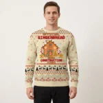 Gingerbread Sweater Official Gingerbread Construction Ugly Christmas Sweater