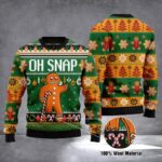 Gingerbread Ugly Christmas Sweater Oh Snap Christmas Sweater 2024