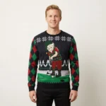 Golfer Ugly Christmas Sweater Holiday Wear Christmas Gift ForGolf Players