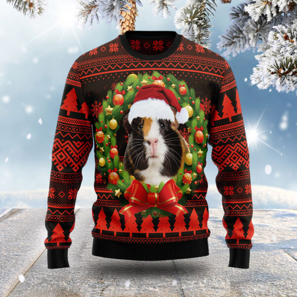 Guinea Pig Ugly Christmas Sweater Warm Clothing Christmas Gift ForGuinea Pig Lover
