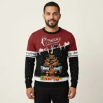 Horse Christmas Tree Ugly Christmas Sweater Holiday Wear Christmas Gift ForHorse Lovers