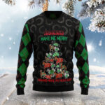 Horse Tree Ugly Christmas Sweater Warm Clothing Christmas Gift ForHorse Owners