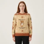 Kitten Contaminated By Radiation Christmas Ugly Sweater Christmas Ideas For Mom AI Model Photo