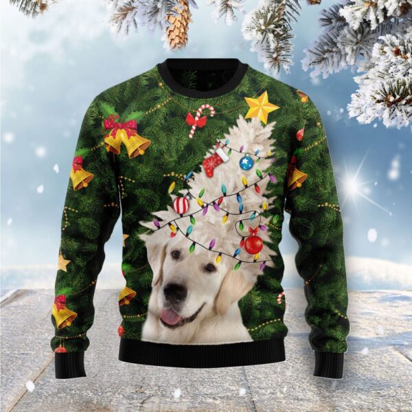 Labrador Retriever Noel Tree Ugly Christmas Sweater Dog Themed Christmas Gift ForPet Owners