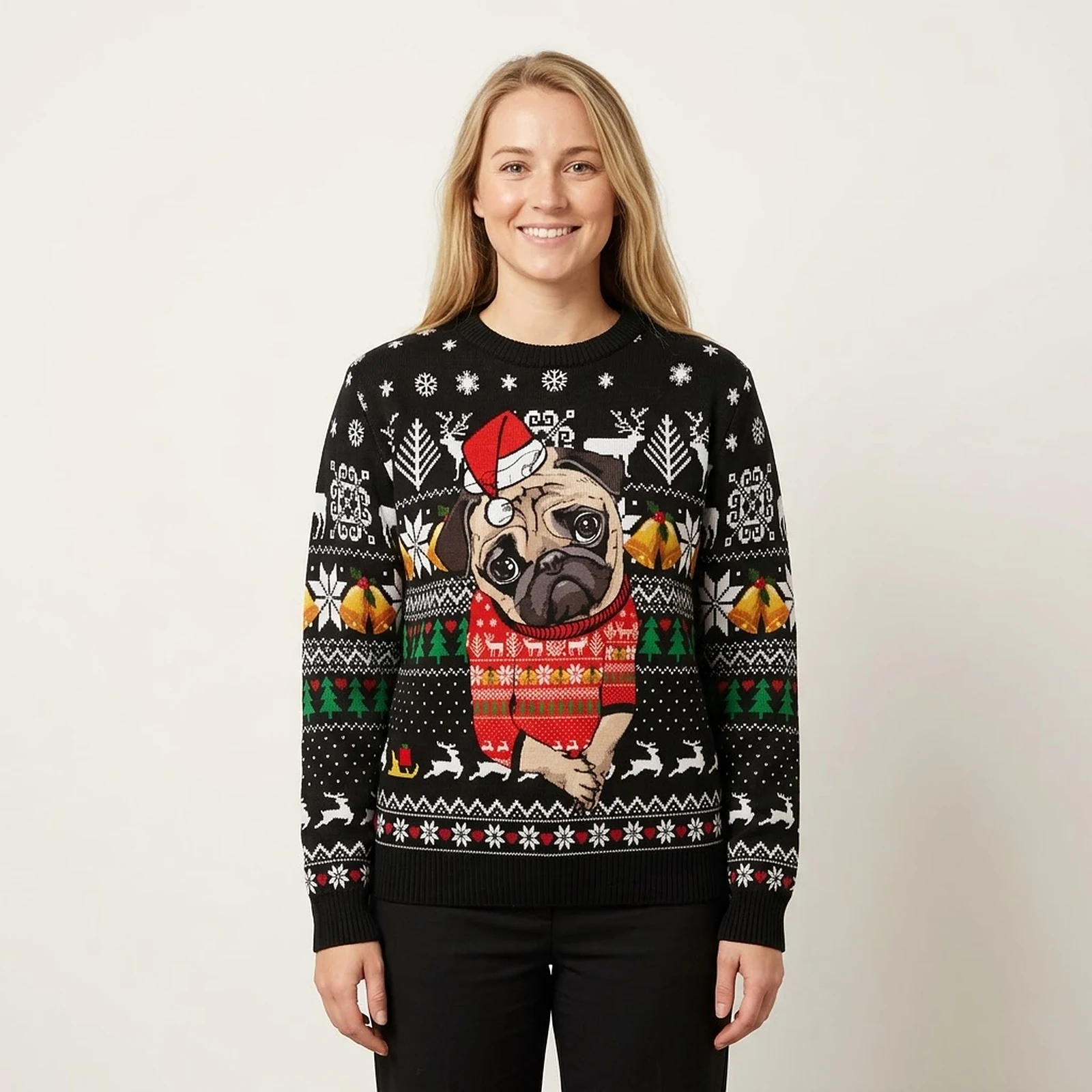 Lovely Pug Ugly Christmas Sweater Dog Design Christmas Gift ForPug Lovers Lovely Pug Ugly Christmas Sweater Dog Design Christmas Gift ForPug Lovers