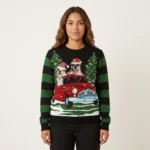 Merry Christmas Pug Ugly Christmas Sweater Animal Themed Xmas Gift ForBulldog Lovers