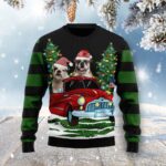 Merry Christmas Pug Ugly Christmas Sweater Animal Themed Xmas Gift ForBulldog Lovers