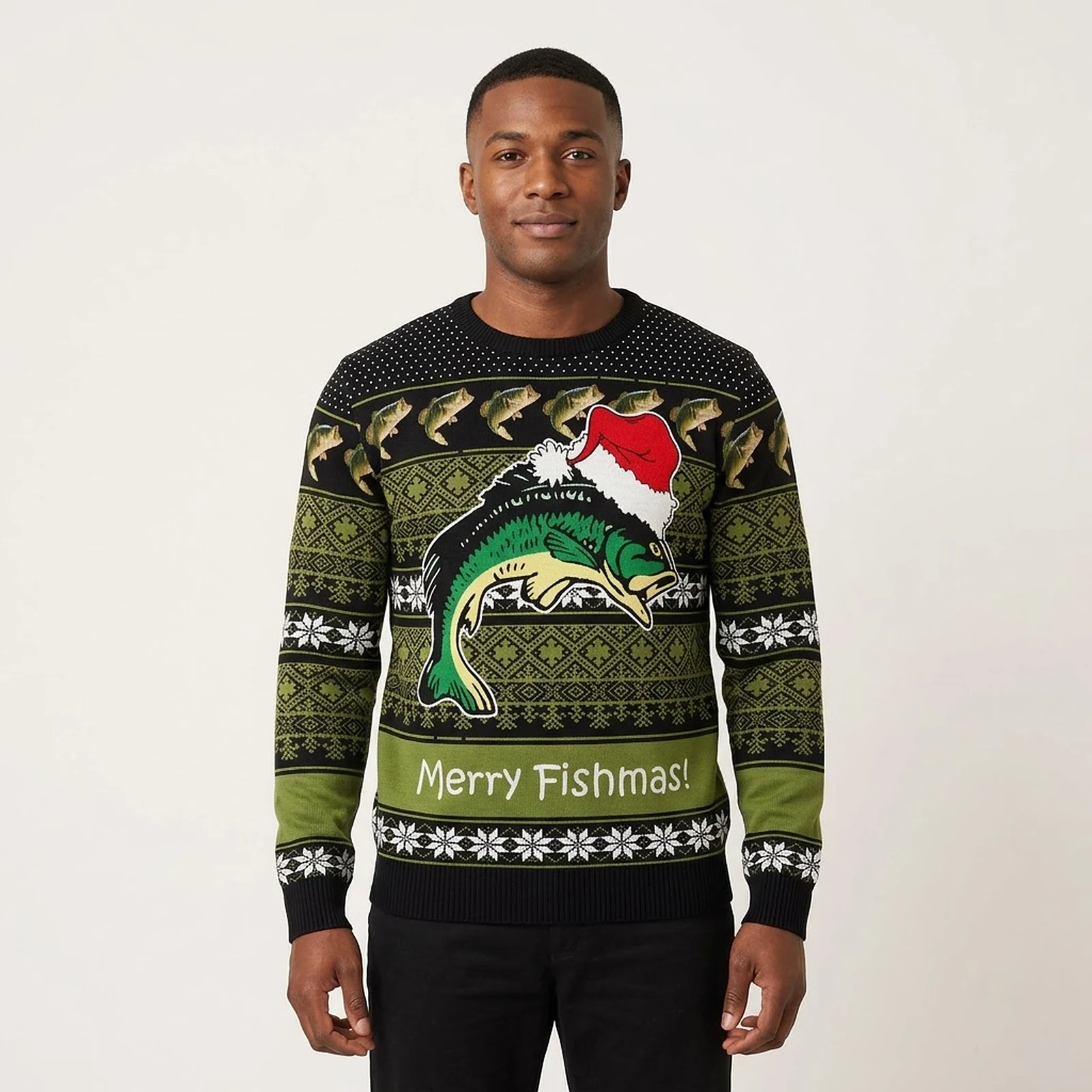 Merry Fishmas Ugly Christmas Sweater Holiday Clothing Christmas Gift ForFishing Lovers Merry Fishmas Ugly Christmas Sweater Holiday Clothing Christmas Gift ForFishing Lovers