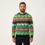 Merry X Moose Ugly Christmas Sweater Animal Sweater Christmas Gift ForMoose Lovers