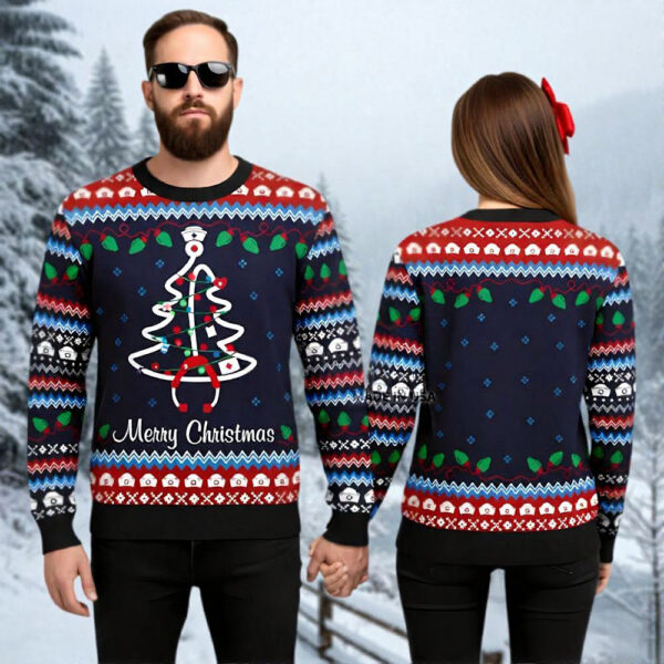 Nurse Ugly Christmas Sweater Holiday Wear Christmas Gift ForNurse Lovers