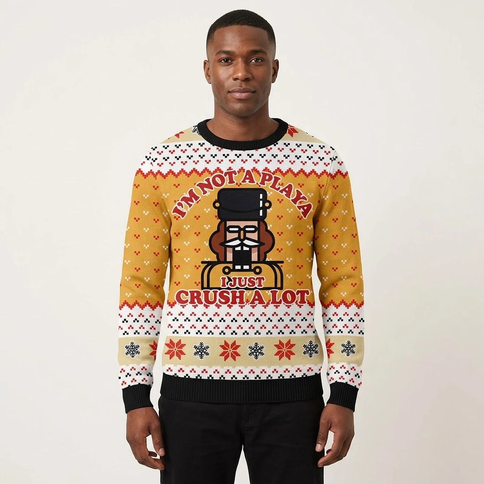 Nutcracker Playa Ugly Christmas Sweater Winter Clothing Novelty Christmas Sweater Xmas Ideas Nutcracker Playa Ugly Christmas Sweater Winter Clothing Novelty Christmas Sweater Xmas Ideas