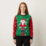 Nutcracker Santa Ugly Christmas Sweater Christmas Apparel Cool Xmas Gift Ideas