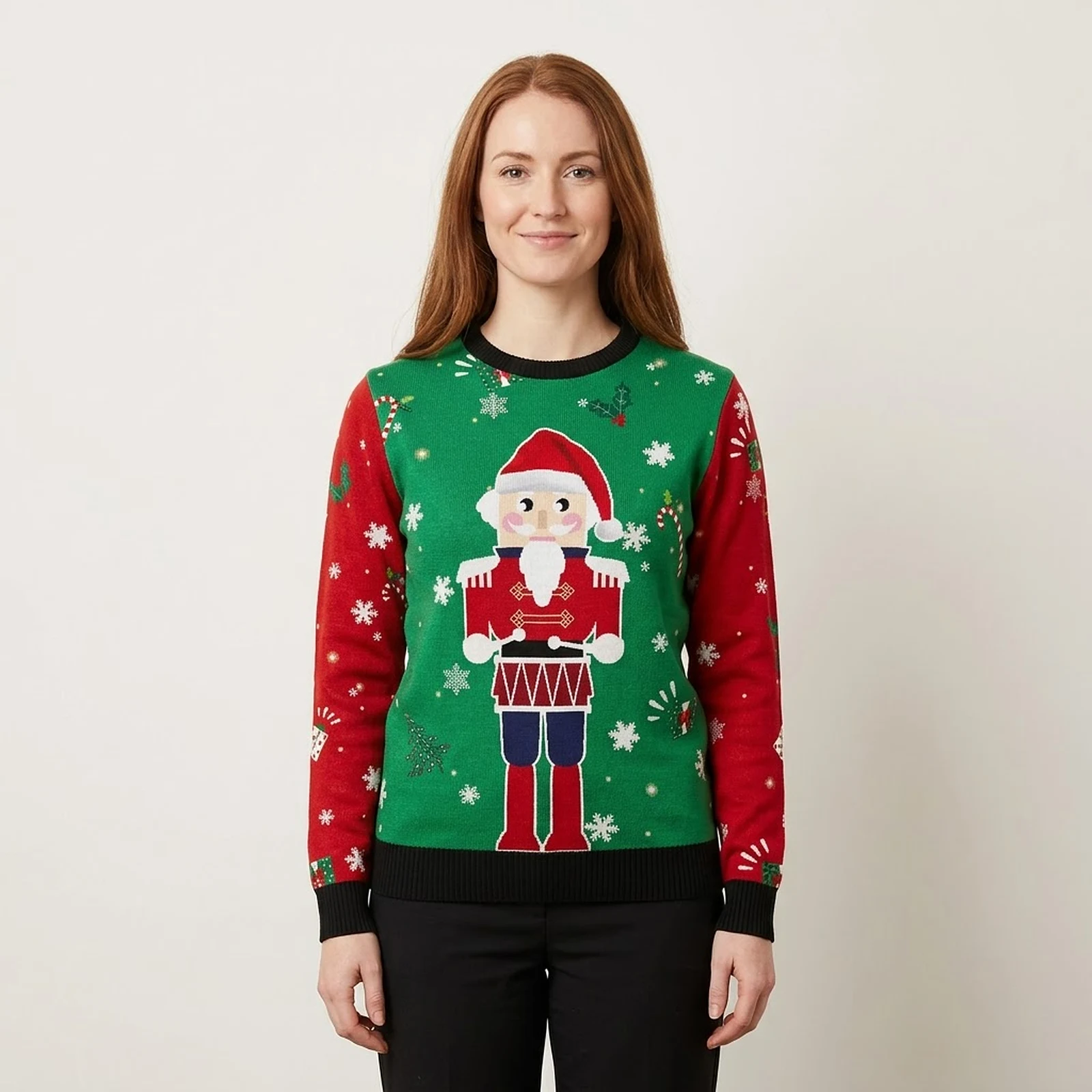 Nutcracker Santa Ugly Christmas Sweater Christmas Apparel Cool Xmas Gift Ideas Nutcracker Santa Ugly Christmas Sweater Christmas Apparel Cool Xmas Gift Ideas