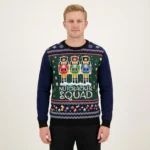Nutcracker Squad Ugly Christmas Sweater Nutcracker Design Warm Clothes For Winter