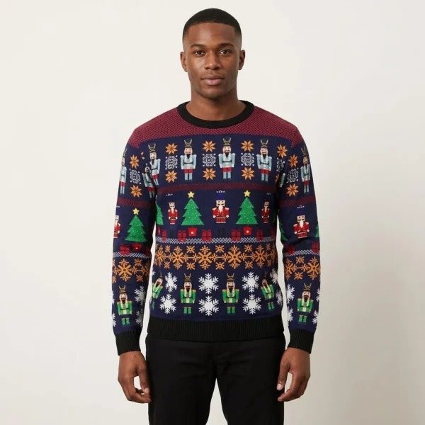 Nutcracker Ugly Christmas Sweater Winter Clothing Outrageous Christmas Jumpers