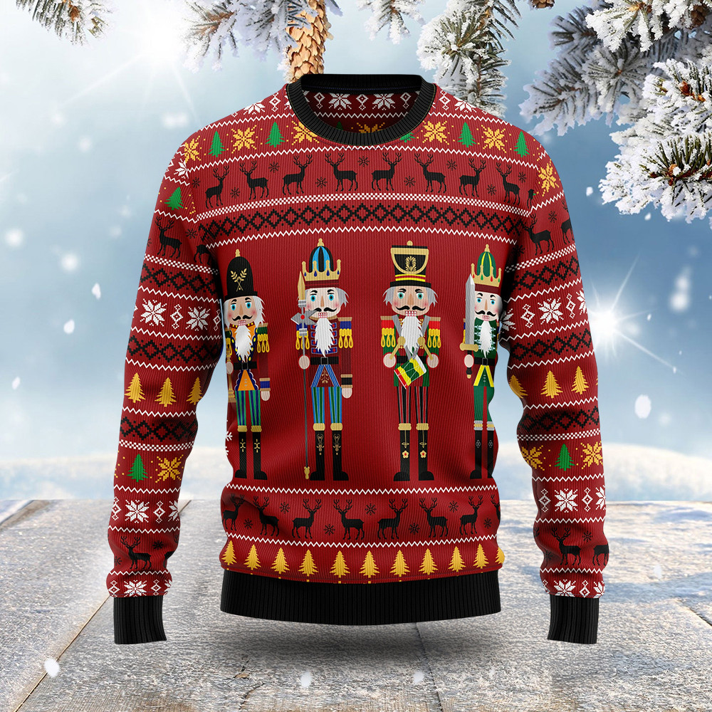 Nutcracker Ugly Christmas Sweater Xmas Clothing Novelty Christmas Sweater Gift ForHim Nutcracker Ugly Christmas Sweater Xmas Clothing Novelty Christmas Sweater Gift ForHim