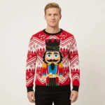 Nutcracker With Drum Ugly Christmas Sweater Winter Clothing Christmas Gift ForHim