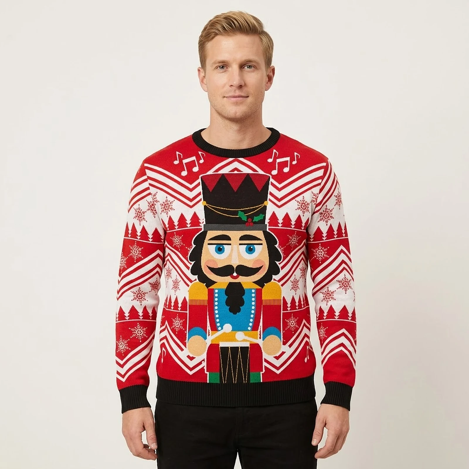 Nutcracker With Drum Ugly Christmas Sweater Winter Clothing Christmas Gift ForHim Nutcracker With Drum Ugly Christmas Sweater Winter Clothing Christmas Gift ForHim