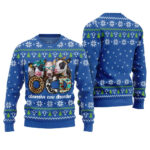 Obsessive Cow Disorder Funny Christmas Pullover Classic Holiday Sweater for Festive Looks