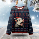 Opossum Christmas Ugly Sweater Animal Themed Funny Holiday Outfits Christmas Gift Ideas