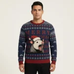 Opossum Christmas Ugly Sweater Animal Themed Funny Holiday Outfits Christmas Gift Ideas