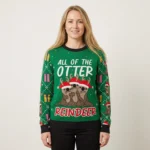 Otter Reindeer Ugly Christmas Sweater Animal Clothing Xmas Gift ForOtter Lovers