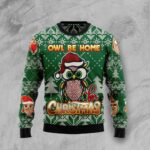 Owl Be Home Ugly Christmas Sweater Winter Clothing Winter Clothing Christmas Gift ForOwl Lovers