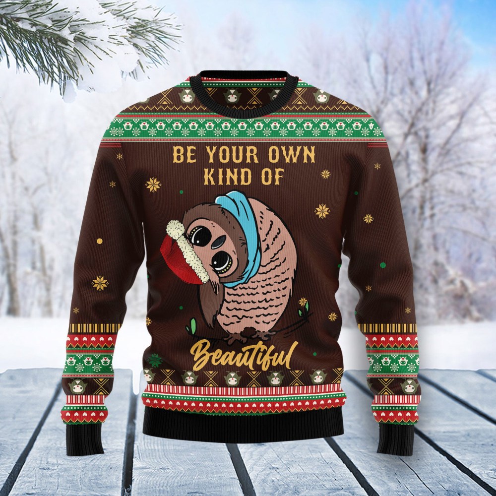 Owl Beautiful Ugly Christmas Sweater Festive Clothing Animal Christmas Sweater Owl Beautiful Ugly Christmas Sweater Festive Clothing Animal Christmas Sweater