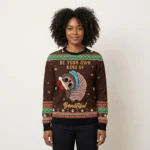 Owl Beautiful Ugly Christmas Sweater Festive Clothing Animal Christmas Sweater