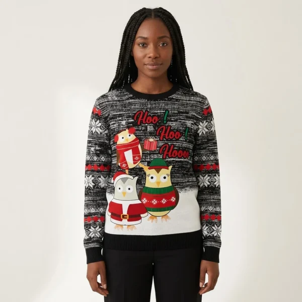 Owl Hoo Hoo Hoooo Ugly Christmas Sweater Cold Weather Clothes Owl Lover Xmas Presents