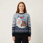 Owl Love Santa Moon Ugly Christmas Sweater Xmas Clothing Owl Lovers Christmas Gifts