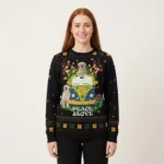 Peace Love Golden Retriever Ugly Christmas Sweater Funny Animal Sweater Best Christmas Gifts
