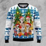 Pembroke Welsh Corgi Greeting Ugly Christmas Sweater Winter Clothing Gift ForCorgi Owners