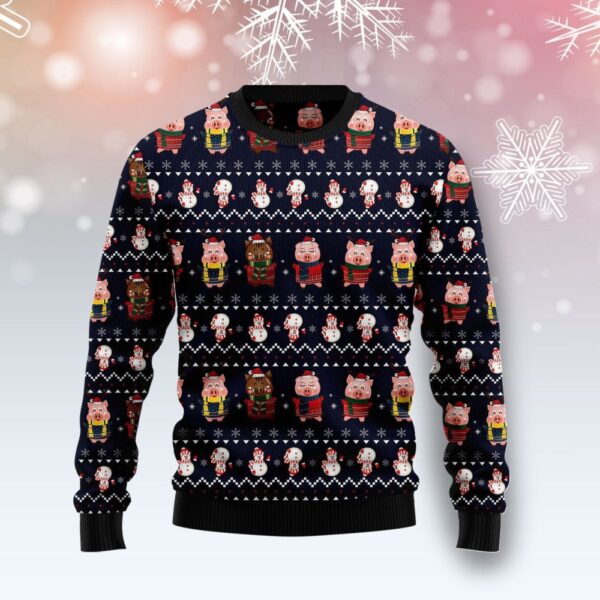 Pigs Cute Ugly Christmas Sweater Animal Clothing Christmas Gift ForPig Lovers