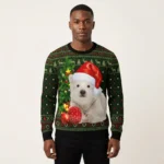 Polar Bear Cute Christmas Ugly Christmas Sweater Animal Clothing Christmas Sweater Gifts