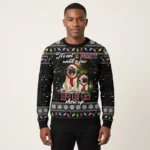 Pug Show Up Ugly Christmas Sweater Holiday Clothing Things For Pug Lovers