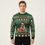 Raccoon Eat Live Fast Trash Christmas Ugly Sweater Christmas Clothing Gift ForRaccoon Lovers