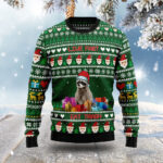 Raccoon Eat Live Fast Trash Christmas Ugly Sweater Christmas Clothing Gift ForRaccoon Lovers