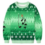 Retro Japan Frog Christmas Ugly Sweater Holiday Clothing Christmas Gift ForHusband AI Model Photo