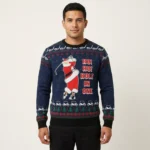 Santa Claus Ho Ho Ho Ugly Christmas Sweater Xmas Clothing Christmas Gift ForHim
