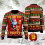 Santa Claus One More Night Ugly Christmas Sweater Funny Christmas Gift ForBoyfriend