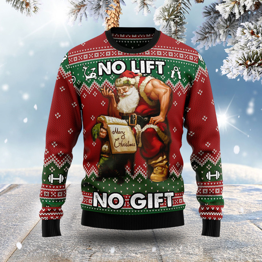 Santa Claus Weightlifting Ugly Christmas Sweater Funny Christmas Sweater Xmas Gift Ideas Santa Claus Weightlifting Ugly Christmas Sweater Funny Christmas Sweater Xmas Gift Ideas