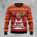 Siberian Husky Ugly Christmas Sweater Winter Apparel Christmas Dog Gifts
