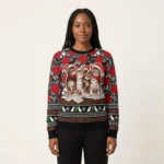 Singing Kittens Ugly Christmas Sweater Winter Clothing Christmas Gift ForKitten Lovers