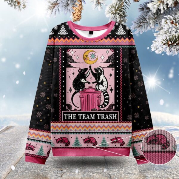 the team trash opossum ugly christmas sweatshirts silly christmas sweaters best friend gifts 5106 yddyu.jpeg