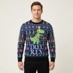 Tree Rex Christmas Ugly Sweater Cute Dinosaur Sweater Gift ForChristmas