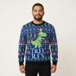 Tree Rex Ugly Christmas Sweater Xmas Outfits Christmas Gift ForDinosaur Lovers