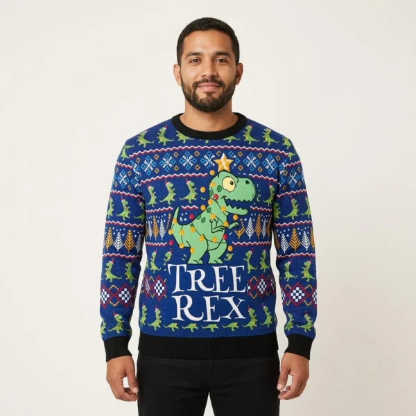 Tree Rex Ugly Christmas Sweater Xmas Outfits Christmas Gift ForDinosaur Lovers