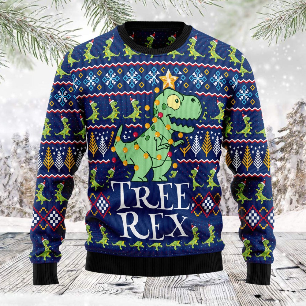 Tree Rex Ugly Christmas Sweater Xmas Outfits Christmas Gift ForDinosaur Lovers Tree Rex Ugly Christmas Sweater Xmas Outfits Christmas Gift ForDinosaur Lovers